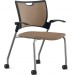 9 to 5 Seating 1315A12SFLA Bella Fabric Seat Mobile Stack Chair