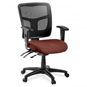 Lorell 8620126 ErgoMesh Series Managerial Mid-Back Chair