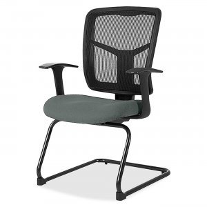 Lorell 8620232 ErgoMesh Series Mesh Side Arm Guest Chair