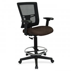 Lorell 4310041 Mesh Back Drafting Stool