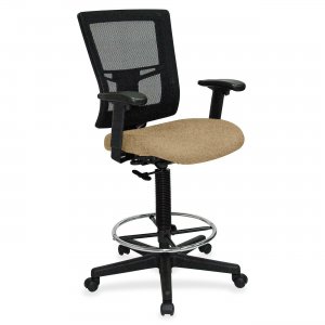 Lorell 4310062 Mesh Back Drafting Stool