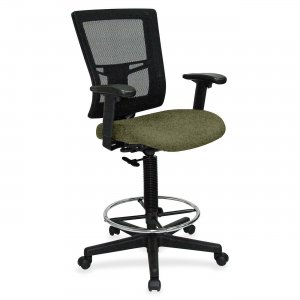 Lorell 4310034 Mesh Back Drafting Stool