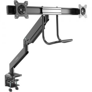 StarTech.com ARMSLMBARDUO Dual Monitor Arm - Heavy Duty - Grommet/Desk Clamp Mount
