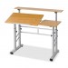 Safco Products 3965MO Height Adjustable Split Level Drafting Table