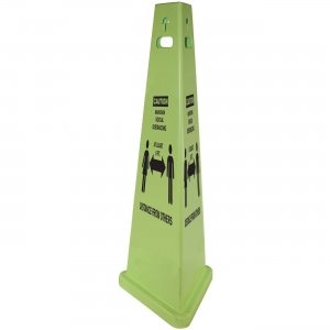 TriVu 9140SD Social Distancing 3 Sided Safety Cone
