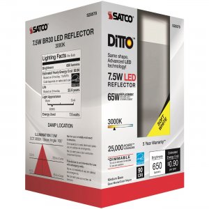 Satco S28578 7.5W BR30 LED Bulb