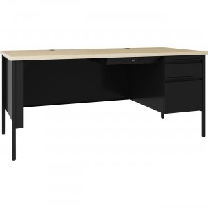 Lorell 66906 Fortress Series 66" Right Pedestal Desk