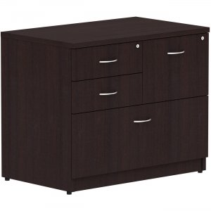 Lorell 18273 2-Box/1-File Espresso 4-drawer Lateral File