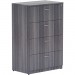 Lorell 69624 Weathered Charcoal 4-drawer Lateral File