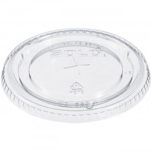 Solo 626TS Cup Straw Slotted Clear Lids