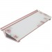 Quartet GDP186P Floral Design Glass Dry-Erase Desktop Pad