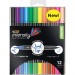 BIC FPINDP12AST Fineliner 2-in-1 Dual Tip Markers