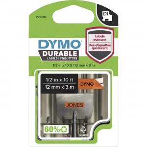 DYMO 2125348 Durable D1 1/2" Labels