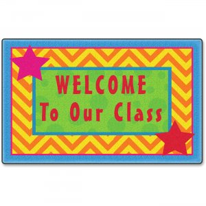 Flagship Carpets CE33208W Silly Welcome Mat Seating Rug