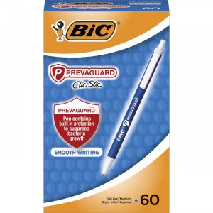 BIC CSAP60ECBE PrevaGuard Clic Stic Antimicrobial Pens