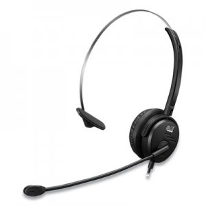 Adesso ADEXTREAMP1 Xtream P1 USB Wired Multimedia Headset with Microphone, Monaural Over the Head, Black