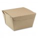 Pactiv PCTNOB08KEC EarthChoice OneBox Paper Box, 46 oz, 4.5 x 4.5 x 3.25, Kraft, 200/Carton