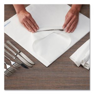 Hoffmaster HFM253263 Airlaid Flat Pack Napkins, 1 Ply, 15.5 x 15.5, White, 1,000/Carton