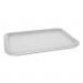 Pactiv PCT51P102S Supermarket Tray, #2S, 10.75 x 5.5 x 1.2, White, 500/Carton