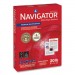 Navigator SNANMP115R Premium Multipurpose Copy Paper, 97 Bright, 20 lb, 8.5 x 11, White, 500 Sheets/Ream, 5 Reams