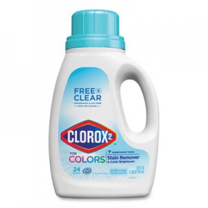 Clorox 2 CLO30046CT Stain Remover and Color Booster, Unscented, 33 oz Bottle, 6/Carton