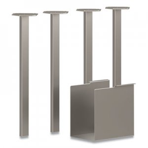 HON HONHLCPL29USPR6 Coze Table Legs, 5.75 x 28, Silver, 4/Pack