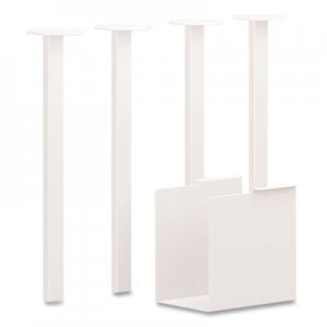 HON HONHLCPL29USPJW Coze Table Legs, 5.75 x 28, Designer White, 4/Pack