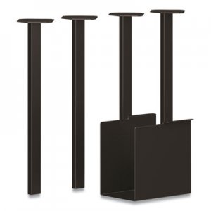 HON HONHLCPL29USP71 Coze Table Legs, 5.75 x 28, Black, 4/Pack