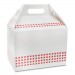 Pactiv PCTDBRNL Barns and Boxes, Barn Box with Handle, 9 x 5 x 4.5, Basketweave, 150/Carton