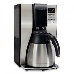 Mr. Coffee MFE2131962 10-Cup Thermal Programmable Coffeemaker, Stainless Steel/Black
