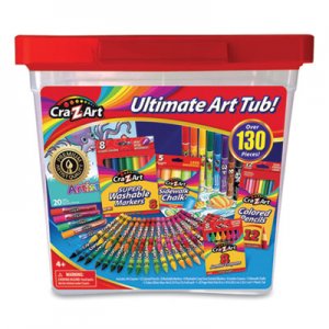 Cra-Z-Art CZA110822 Ultimate Art Tub, 130 Pieces