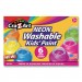 Cra-Z-Art CZA106466 Neon Washable Kids' Paint, 6 Assorted Colors, 2 oz, 6/Set