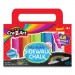 Cra-Z-Art CZA10880 Washable Sidewalk Chalk, Triangle Shaped, 48 Assorted Bright Colors, 48 Sticks/Set