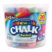 Cra-Z-Art CZA108076 Washable Sidewalk Jumbo Chalk in Storage Bucket with Lid and Handle, 20 Assorted Colors