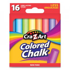 Cra-Z-Art CZA1080148 Colored Chalk, Assorted Colors, 16/Pack