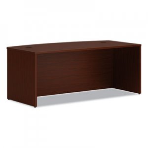 HON HONLDS7236BLT1 Mod Bow Front Desk, 72" x 36" x 29", Traditional Mahogany