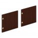 HON HONLDR66LMLT1 Mod Laminate Doors for 66"W Mod Desk Hutch, 16.37 x 14.83, Traditional Mahogany, 2/Carton
