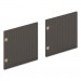 HON HONLDR48LMLS1 Mod Laminate Doors for 48"W Mod Desk Hutch, 15.87 x 14.83, Slate Teak, 3/Carton