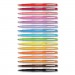 Paper Mate PAP2125408 Flair Scented Felt Tip Marker Pen, Medium 0.7 mm, Assorted Colors Ink/Barrel, 16/Pack