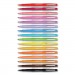 Paper Mate PAP2125408 Flair Scented Felt Tip Marker Pen, Medium 0.7 mm, Assorted Colors Ink/Barrel, 16/Pack