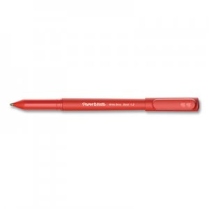 Paper Mate PAP2124521 Write Bros. Ballpoint Pen, Bold 1.2 mm, Red Ink/Barrel, Dozen