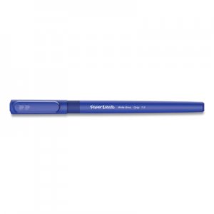 Paper Mate PAP2124506 Write Bros. Grip Ballpoint Pen, Medium, 1 mm, Blue Ink/Barrel, Dozen