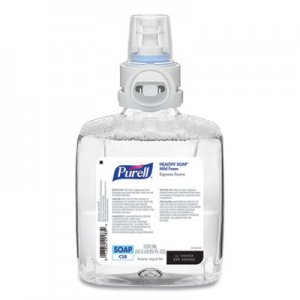 PURELL GOJ787402CT Professional HEALTHY SOAP Mild Foam, Fragrance-Free, 1,200 mL, For CS8 Dispensers, 2/Carton