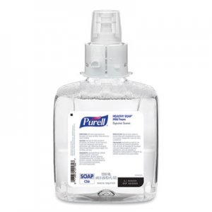 PURELL GOJ657402CT HEALTHY SOAP Mild Foam, For CS6 Dispensers, Fragrance-Free, 1,200 mL, 2/Carton