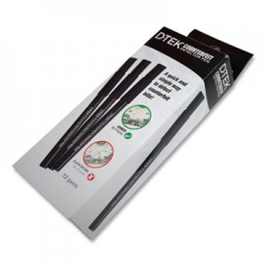 CONTROLTEK CNK560507 DTEK Counterfeit Detector Pens, Black, 12/Pack