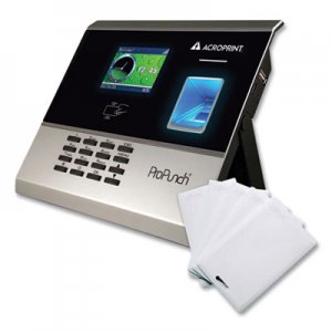 Acroprint ACPOLB300 ProPunch Biometric and Proximity Bundle, Black