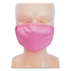 GN1 GN1PE17338 Kids Fabric Face Mask, Pink, 500/Carton