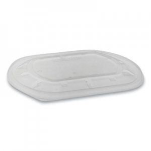 Pactiv PCTYCN8463S00D0 ClearView MealMaster Lids with Fog Gard Coating, Large Flat Lid, 9.38 x 8 x 0.38, Clear