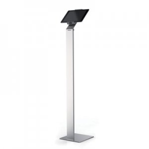 Durable DBL893223 Floor Stand Tablet Holder, Silver/Charcoal Gray