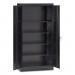 Tennsco TNN7218BLK 72" High Standard Cabinet (Assembled), 36 x 18 x 72, Black